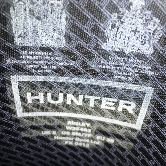 Hunter Rigley Tall Black Gloss Boots - Picture 7 of 8